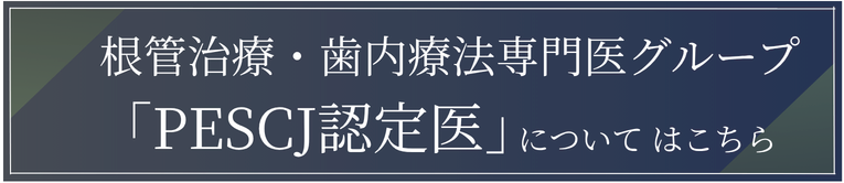 根管治療・歯内療法専門医グループ「PESCJ認定医」についてはこちら